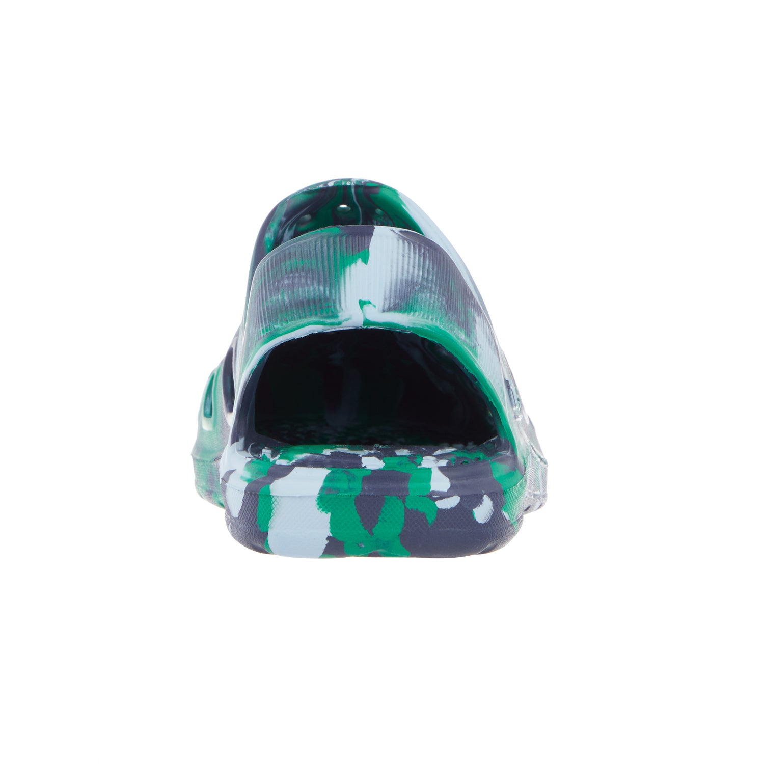 Kid’s Sol Bounce Splash &amp; Play Clog in Green Top Inside View