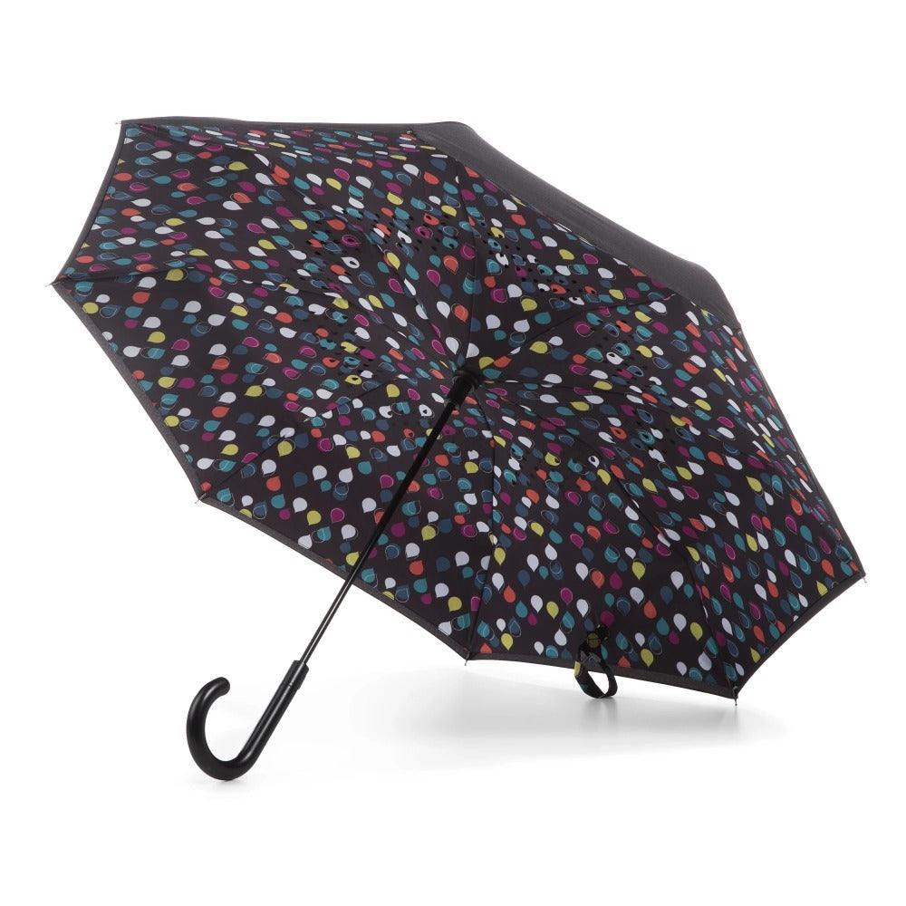 Recycled InBrella Reverse Close Stick Umbrella With Auto Close Technol ...