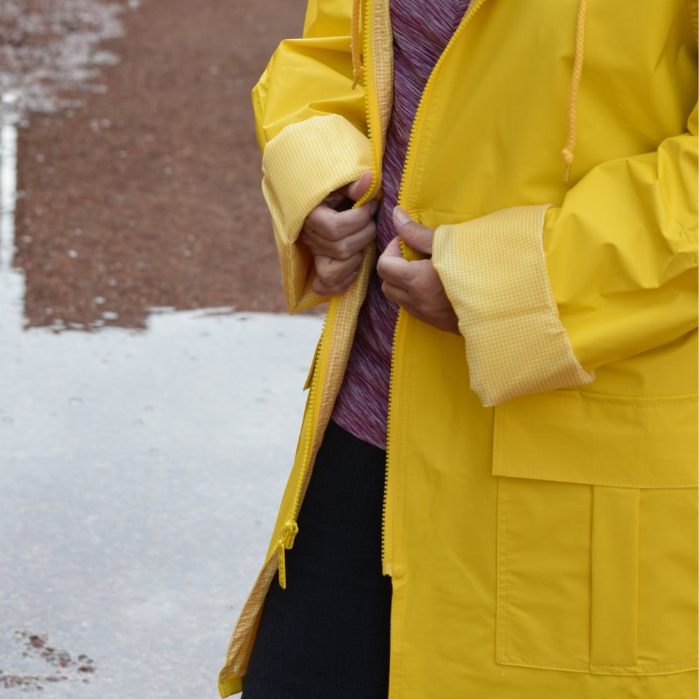 Yellow store rain slickers