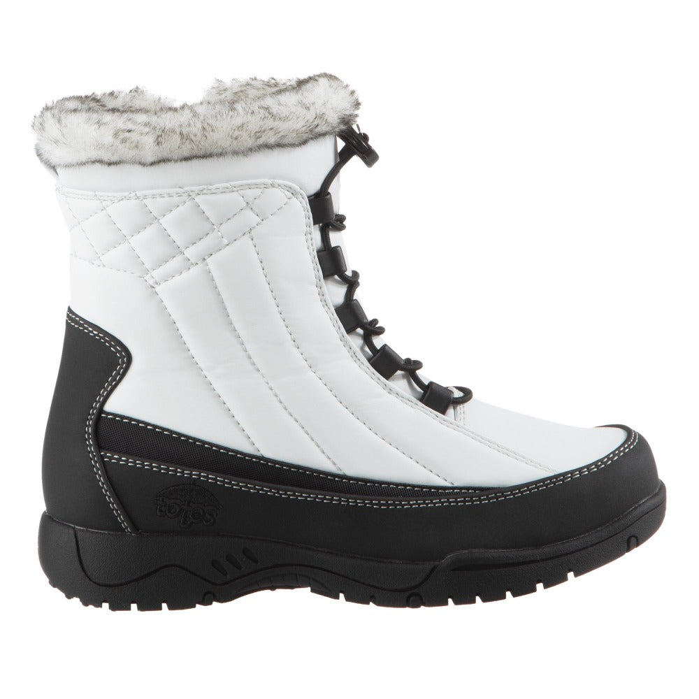 Ladies white winter clearance boots