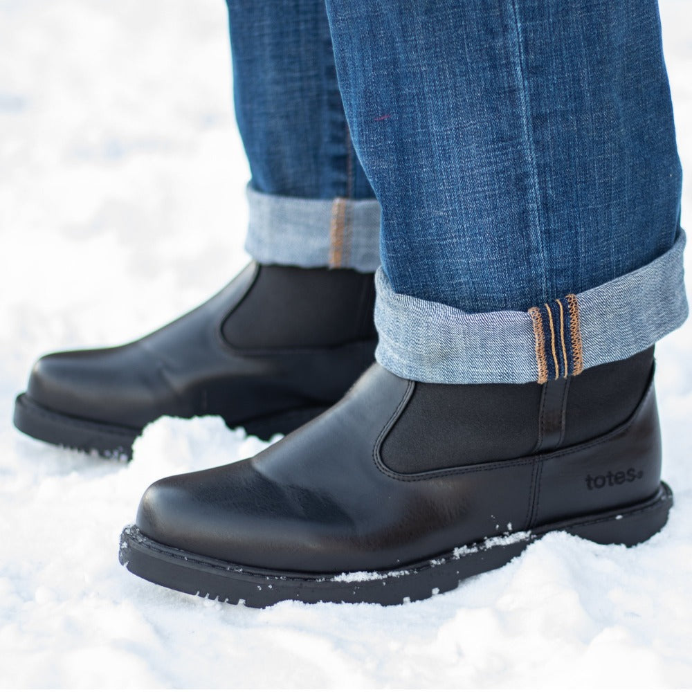 Winter boots shop men black