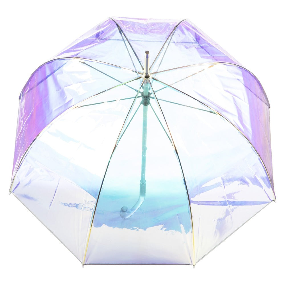 Large 31" Clear See Through Dome Umbrella Ladies Transparent