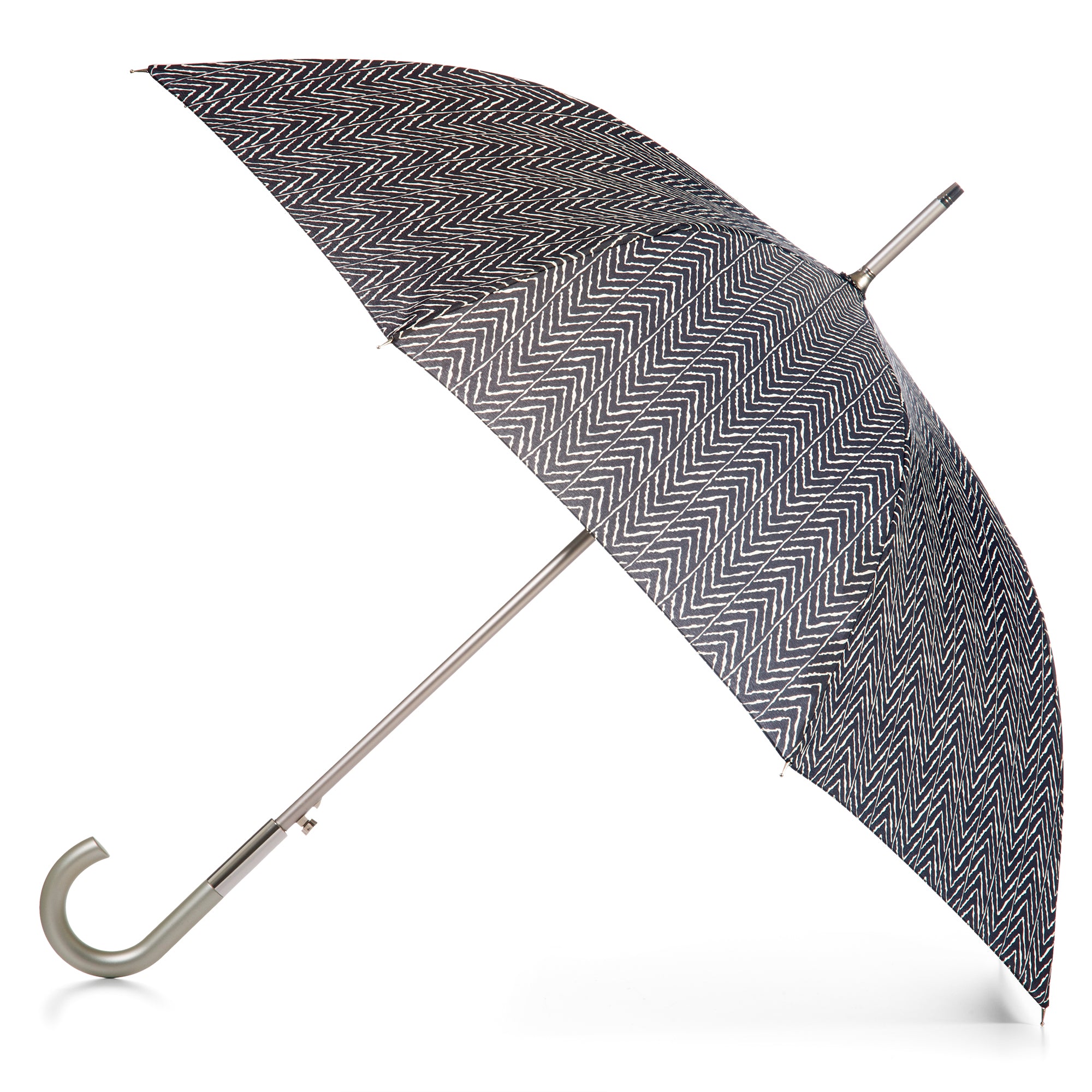 Totes Auto Open J Hook Stick Umbrella