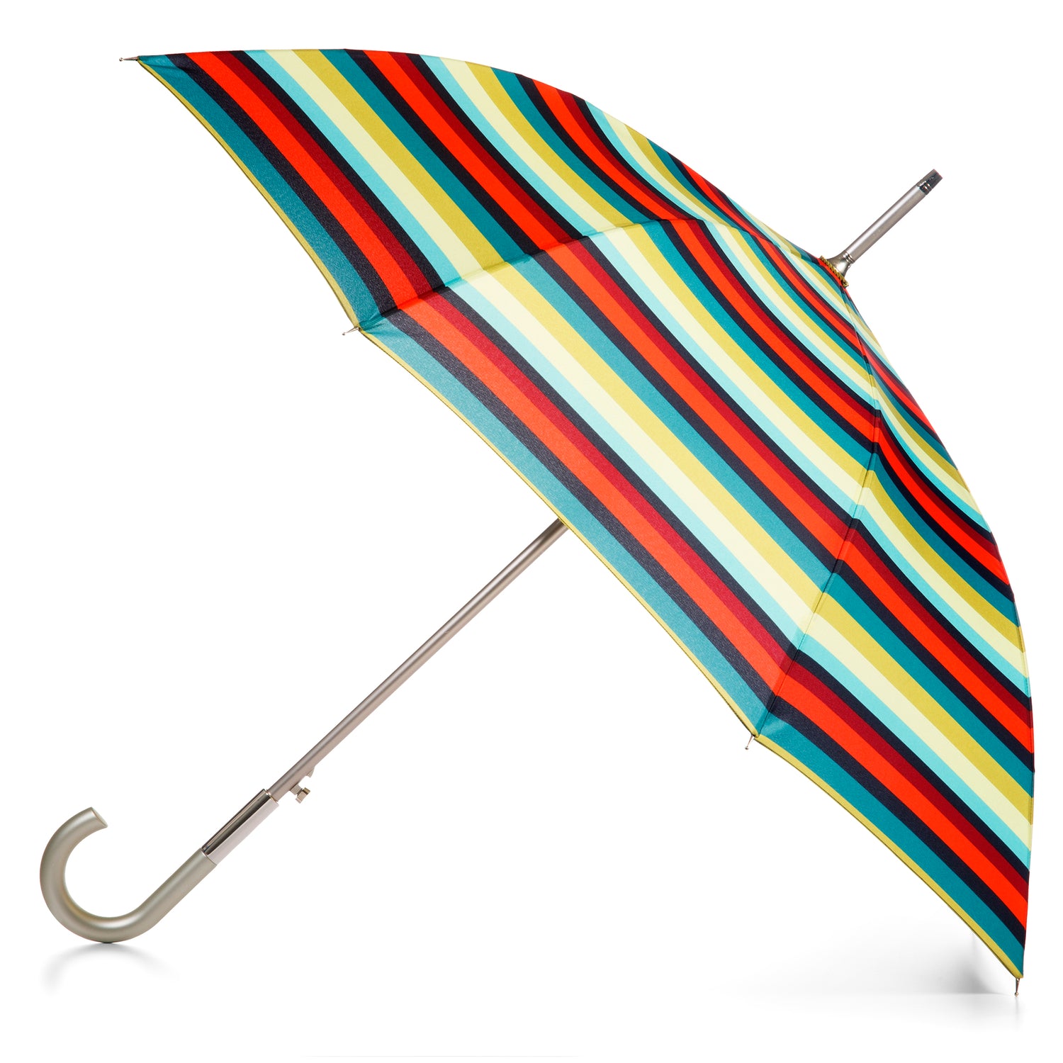 Totes Auto Open J Hook Stick Umbrella