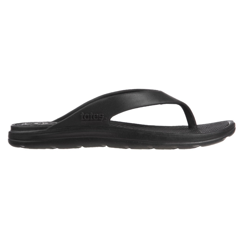 Totes Sol Bounce 2-Strap Slides - Black, 8 - Fry's Food Stores